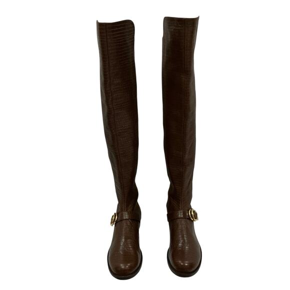 Stuart Weitzman Siella 5050 Over-the-Knee Brown Suede Leather Boots Size 8 N - Picture 5 of 16